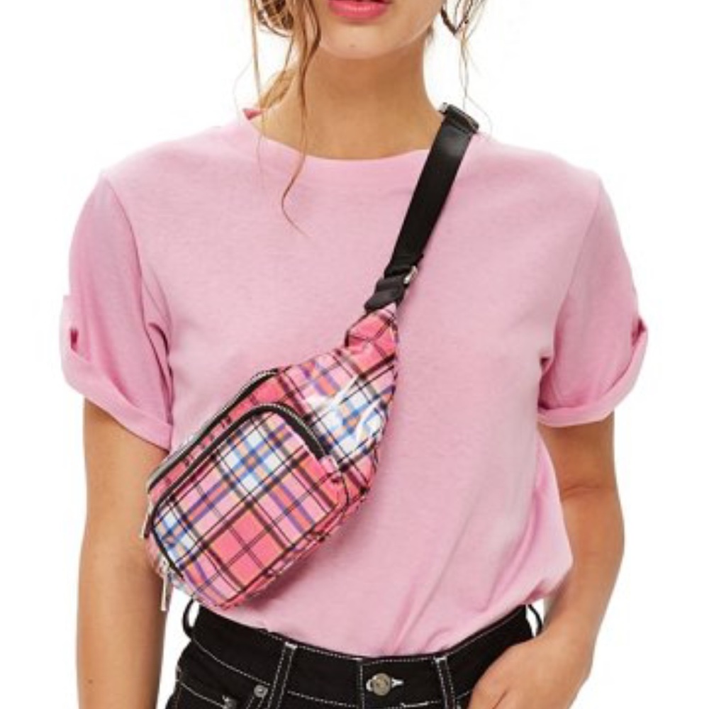 Topshop Bright Pink Tee